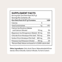 THORNE Daily Electrolytes stick-pack for convenient hydration on the go.