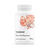 Thorne Green Tea Phytosome bottle front highlighting caffeine-free antioxidant support