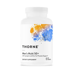 THORNE Men's Multi 50+ bottle front view for daily energy support