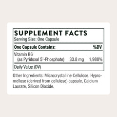 Thorne P5P capsules close-up for easy daily intake