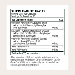 Close-up of THORNE Resveratrol Complex capsules for daily antioxidant support
