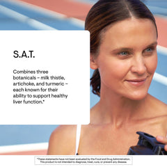 Thorne S.A.T. capsules closeup, easy daily intake.
