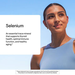 Thorne selenium capsules close-up for convenient daily intake.