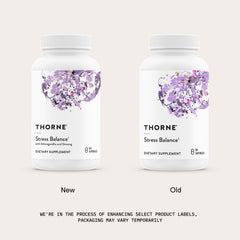 Thorne Stress Balance capsules arranged in a neat pile ready to take.