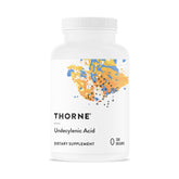 THORNE Undecylenic Acid bottle front—supports GI and vaginal flora balance.