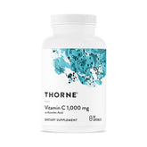 THORNE Vitamin C 1,000 mg bottle on the counter supports daily immune health.
