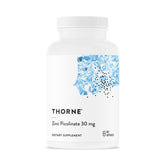 THORNE Zinc Picolinate bottle shows a daily immune support option.