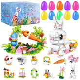 THOSEFUN prefilled Easter eggs with bunny-building toys ready for unboxing and creative play