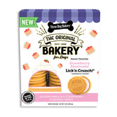 Three Dog Bakery Lick’n Crunch strawberry shortcake bag shows a tasty dog treat option for dogs