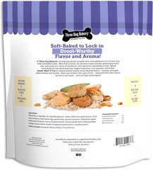 Three Dog Bakery saveurs avoine pomme cacahuète vanille cannelle attrayantes