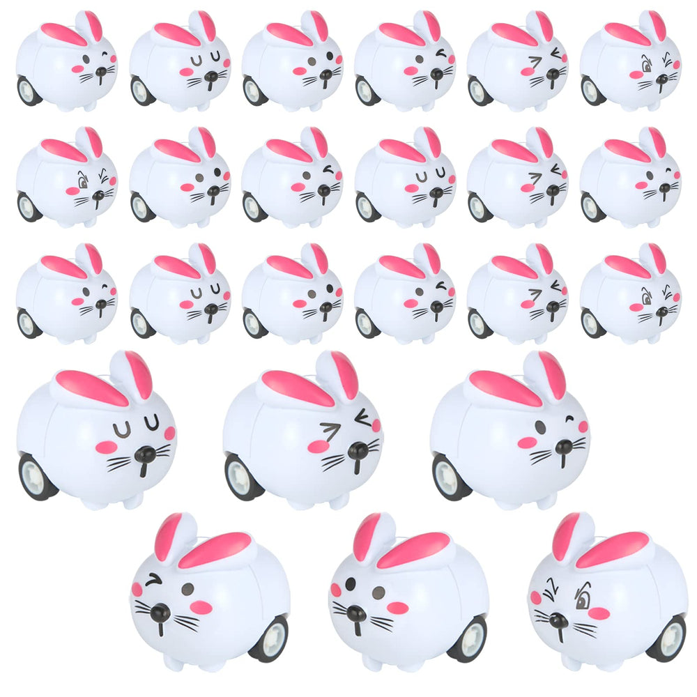 Three Otters pull-bunny back car, ideal Easter egg filler for kids.