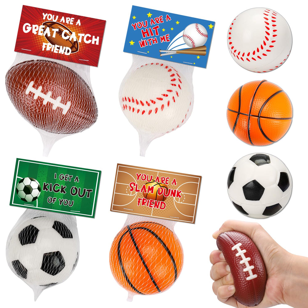Thremhoo stress balls basketball, compact foam toy for classroom prizes and hands-on play