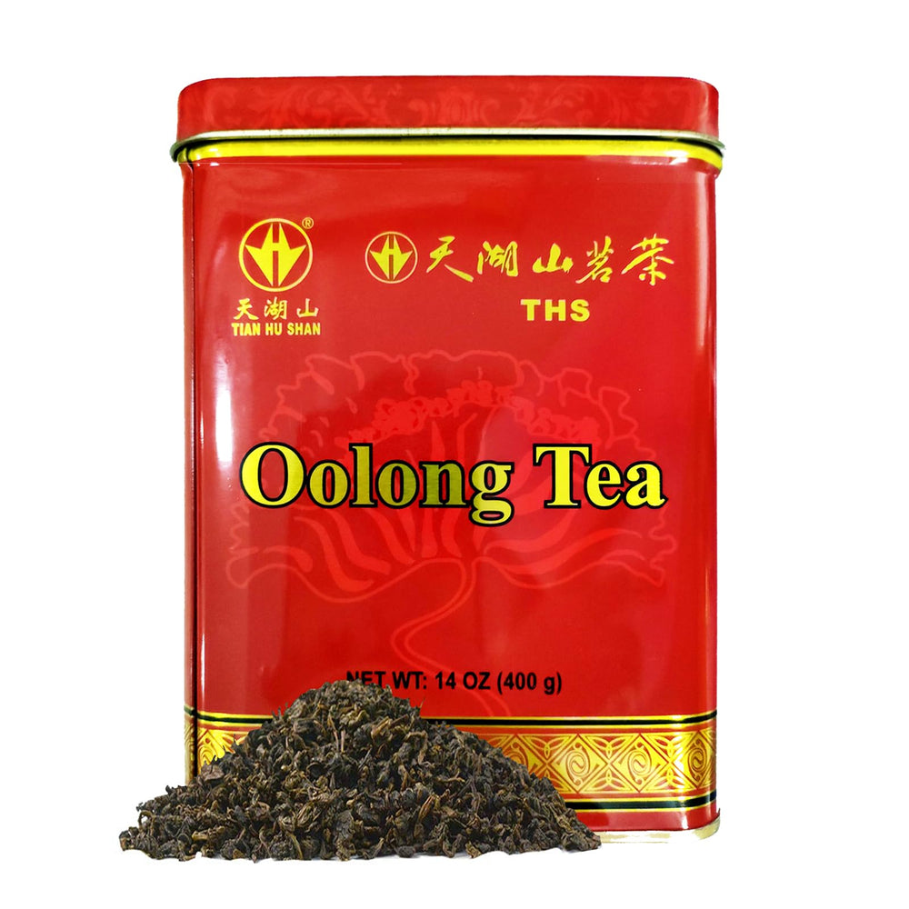 Tian Hu Shan Premium Oolong Tea loose leaf packaging preserves freshness and flavor.