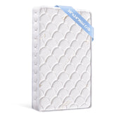 Tiankehan mini crib mattress front view showing firm 4 inch thickness for support