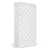 Tiankehan premium crib mattress top view showing snug fit for safe sleep
