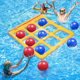 TicTac Shot inflatable tic-tac-toe board ready for water play and group fun.