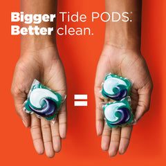 Tide Hygienic Clean Power PODS in a full washing machine load