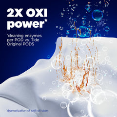 Tide Oxi Boost Power PODS cold-water dissolving feature emphasizes residue-free wash