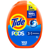 Tide PODS Original Scent front-pack for easy, mess-free dosing