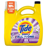 Tide Simply Berry Blossom bottle shown ready for everyday laundry, signaling a fresh clean.