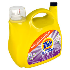 Tide Simply Clean & Fresh Berry Blossom measuring cap demonstrates precise dosing