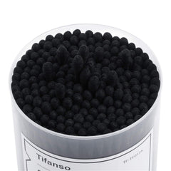 Tifanso eco-friendly paper axis cotton swabs emphasizing sustainable materials and soft texture.