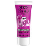 Bed Head After Party travel-size bottle showing compact anti-frizz solution for on-the-go styling.