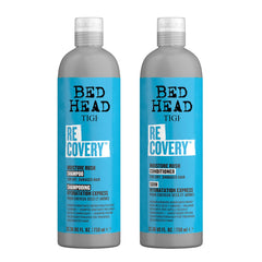 TIGI Bed Head Recovery Shampoo bottle for deep hydration on dry, damaged hair.