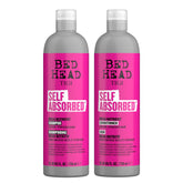 TIGI Bed Head Self Absorbed shampoo bottle delivers deep hydration and gloss.