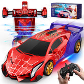 Tikafony Spider Transform RC Car eyes lights enhance night play