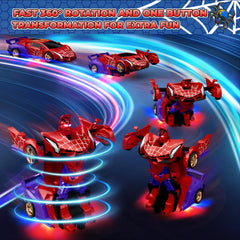 Tikafony Spider Transform RC Car one button demo mode showcases features