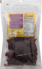 Jerky slices highlight premium beef quality and glaze from Tillamook Country Smoker.