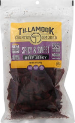 10 oz reclosable bag ready for on-the-go protein from Tillamook Country Smoker.