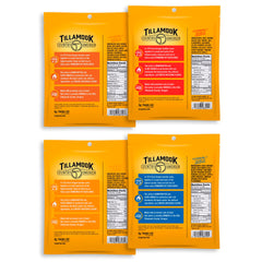 Tillamook Country Smoker sea salt cracked pepper jerky close-up with bold pepper notes