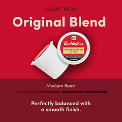 Tim Hortons Original Blend pod pack front view for convenient at-home use