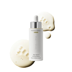 Timeline Mitopure Serum bottle close-up highlights hydrating, brightening potential.