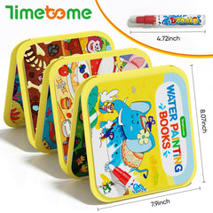 Timetome Animal water book helps kids recognize colors without paints.