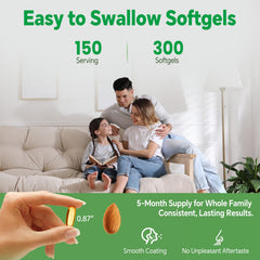 TIMORA softgels capsules close-up emphasizes small, easy-to-swallow design.