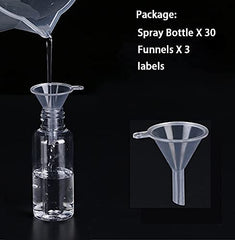 TINFO mini travel bottles with cap; leak-proof and easy to carry.