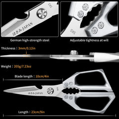 Tingling Scissors demonstrating bone-cutting capability for poultry