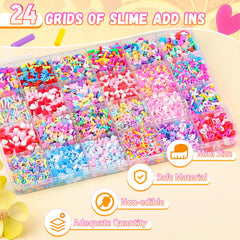 TINKRSTUFF fake sprinkles bow add colorful nail art and slime accents