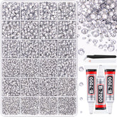 TINKRSTUFF resin rhinestones 2mm in 5-grid layout for precise craft sparkle.