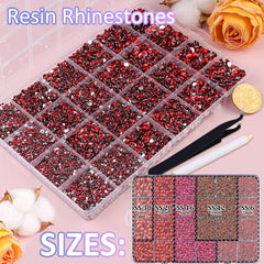 TINKRSTUFF tweezers and pickup pen for precise rhinestone placement.