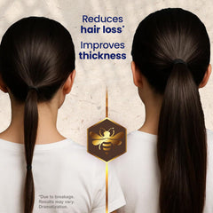 Tio Nacho shampoo massaged into scalp for growth support