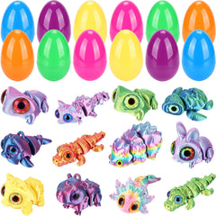 Tiocky Easter eggs filled with 3D mini sea animals for egg hunts