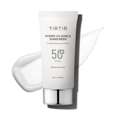 TIRTIR Hydro UV Shield sunscreen bottle offering lightweight daily protection.