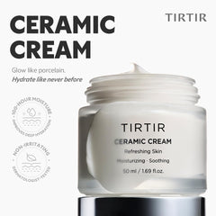 TIRTIR Polyglutamic acid hydration image highlights tenfold water retention