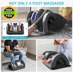 TISSCARE Shiatsu Foot Massager with heat function provides soothing warmth for tired feet