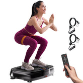 TISSCARE vibration plate for home workouts with compact footprint and full-body focus