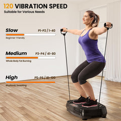 TISSCARE vibration plate demonstrates lymphatic drainage support during relaxation